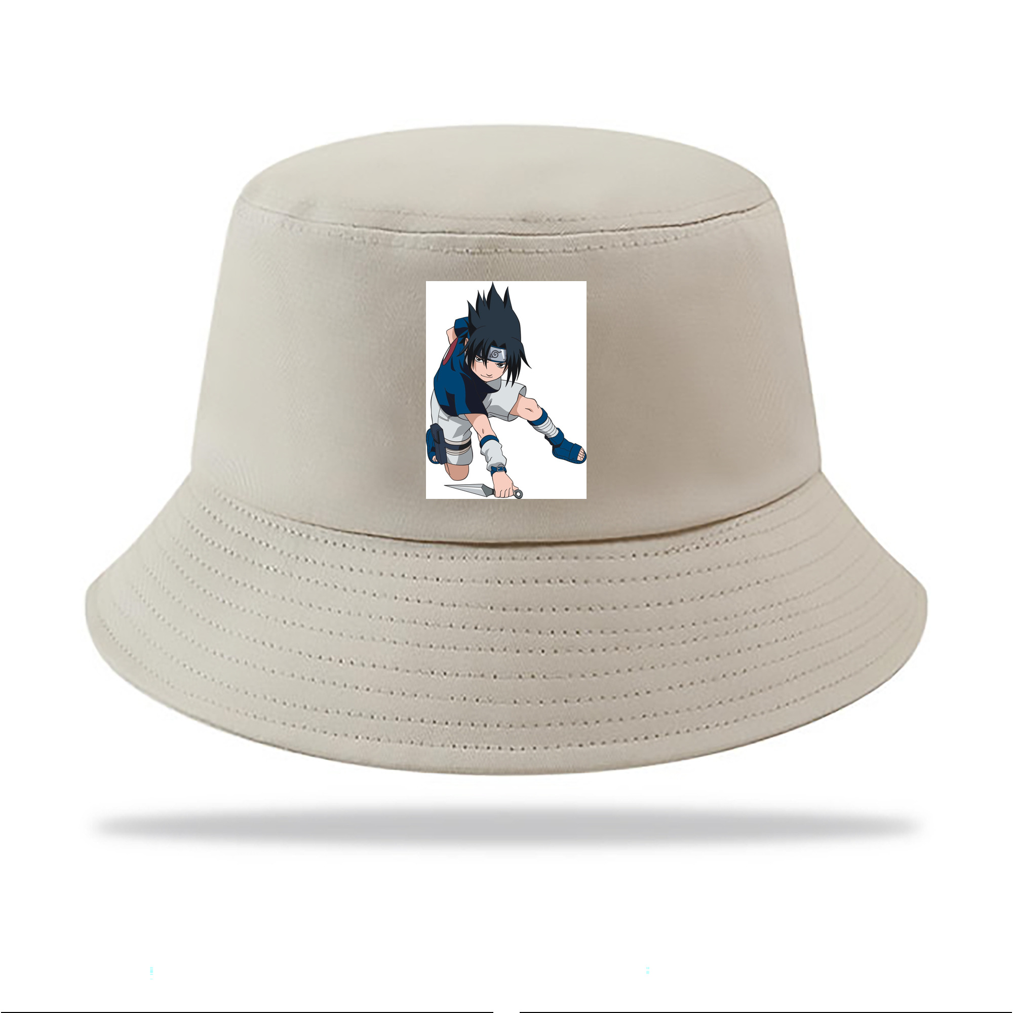 （画像用） NARUTO -ナルト- うちは サスケ Uchiha Sasuke アウトドア日除けバケットハット